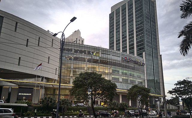 Exterior of Senayan City shopping centre