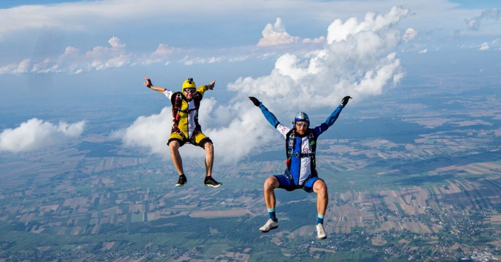 skydiving tourism in bali