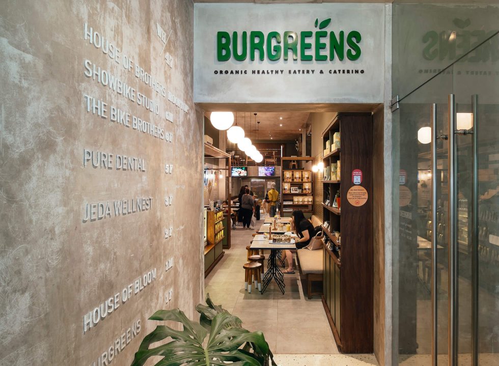 Front look of Burgreens Menteng