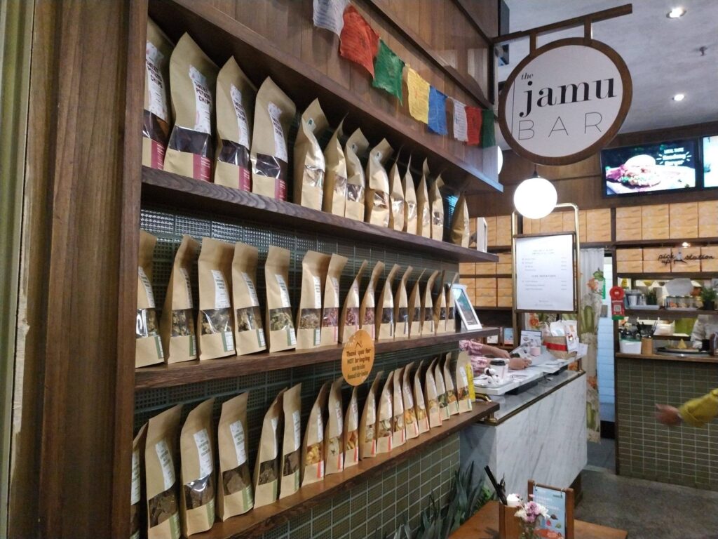 The Jamu Bar, a jamu cafe located at Pacific Place Mall, SCBD.