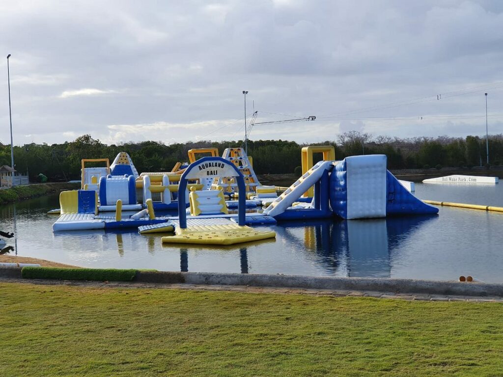 Aqualand, one of the main attractions in Bali Wake Park