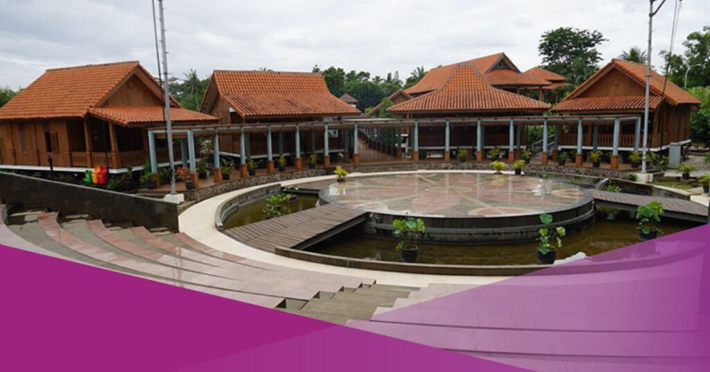 An open-air theater at Kampung Betawi Setu Babakan