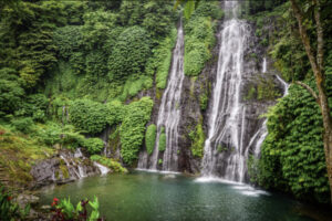 Banyumala twin waterfall