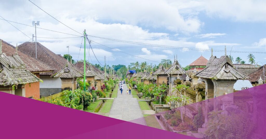 A view of Penglipuran Village