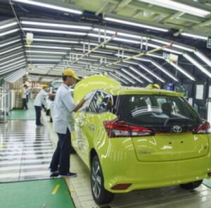 toyota indonesia tested their manufactured car