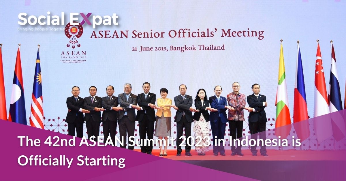 The 42nd Asean Summit 2023 In Indonesia Is Officially Starting Social