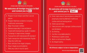 Bali Tourists Will Be Asked To Scan QR Code On Arrival To Read the New Rules