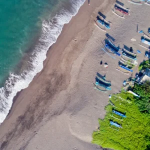 seseh beach in bali where the Taryan Dragon, seven stories project is going to take place