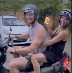 Chris Hemsworth's Bali Visit Sparks Road Safety Conversation as Iconic Motorbike Helmet Photo Resurfaces