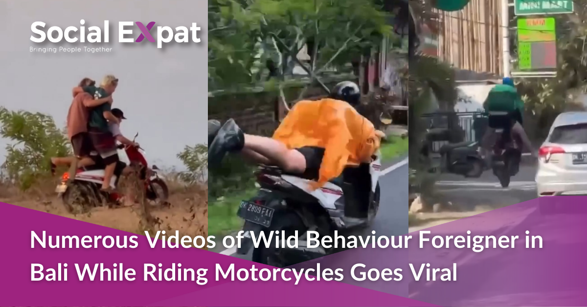 Numerous Videos Of Wild Behaviour Foreigner In Bali While Riding ...