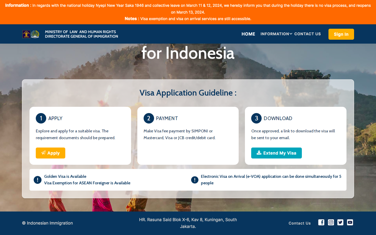 Visa Indonesia