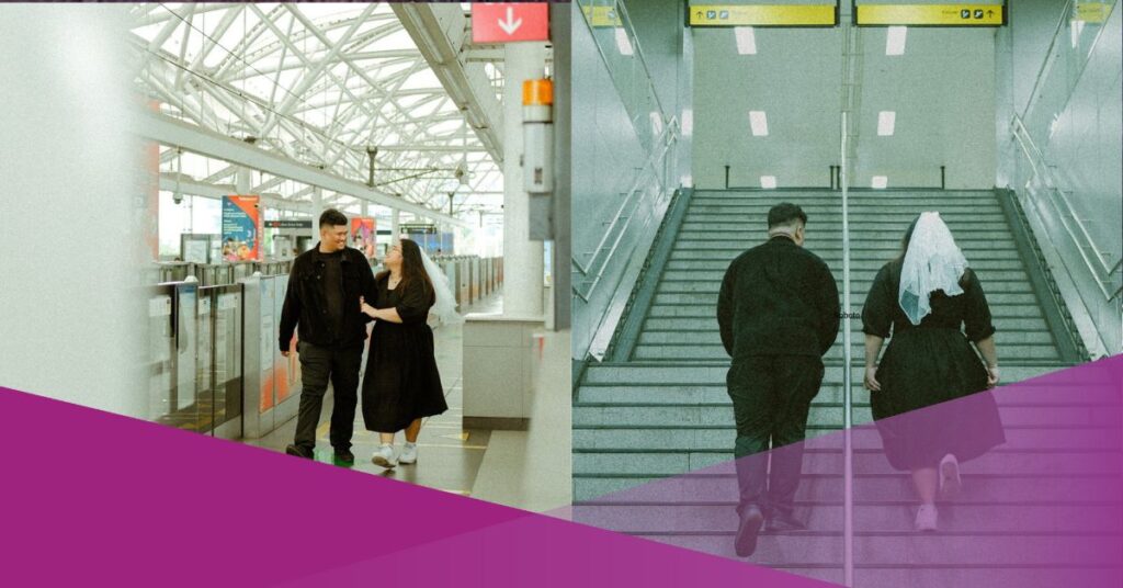 MRT Jakarta prewedding