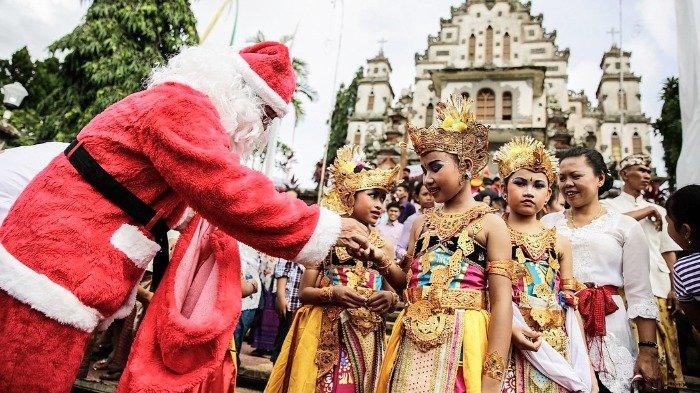 Christmas Balinese Culture Indonesia