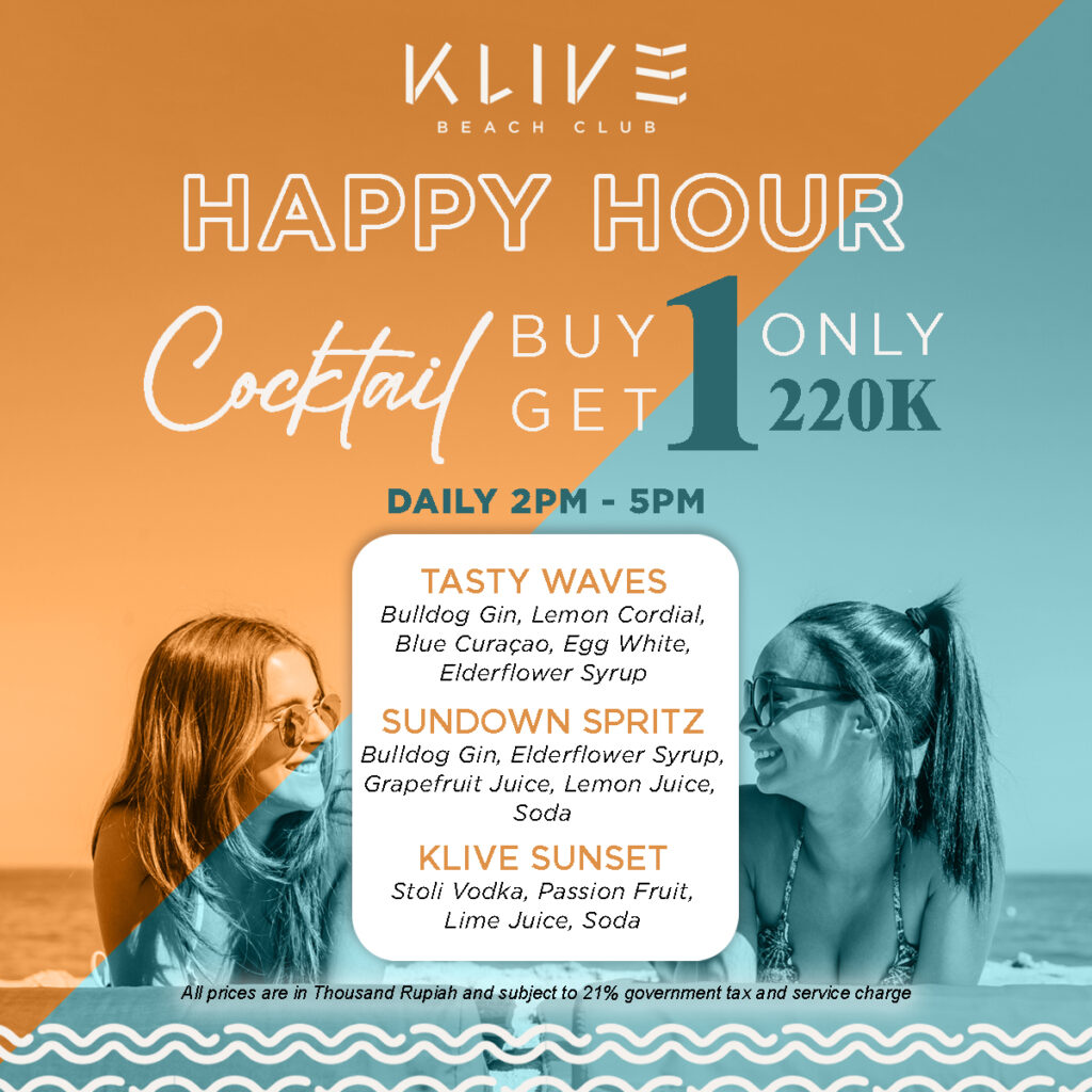 December Deals at Klive Beach Club in Bali You Don't Wanna Miss in 2024