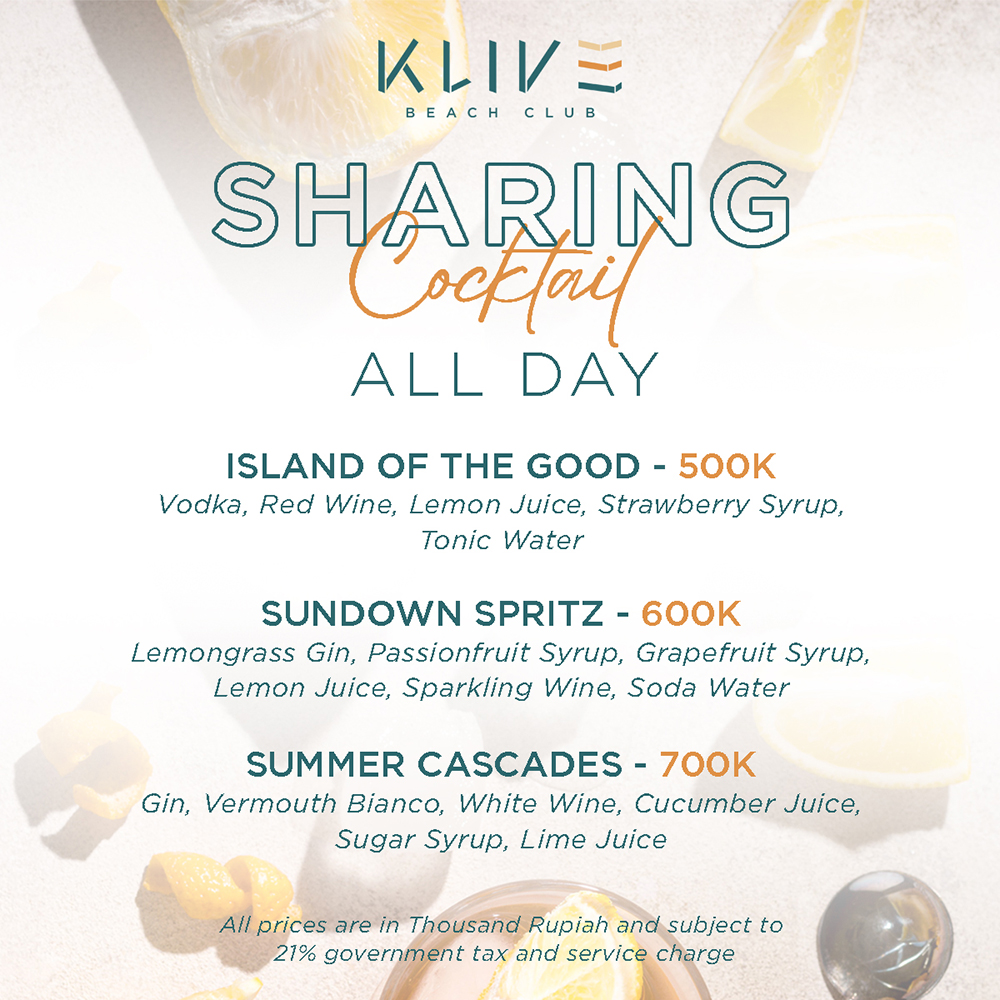 December Deals at Klive Beach Club in Bali You Don't Wanna Miss in 2024