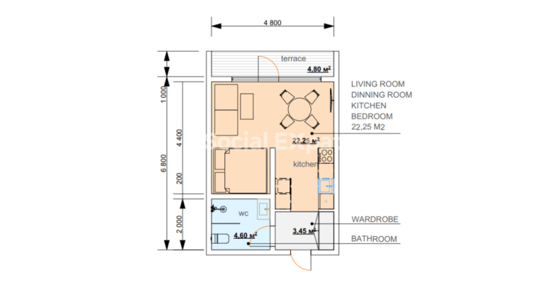 Floor Plan - Bushwalk Apartments