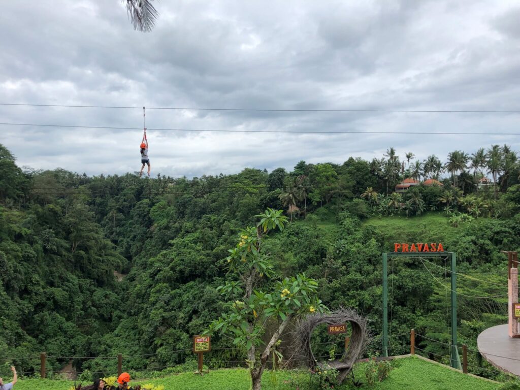 flying fox bali