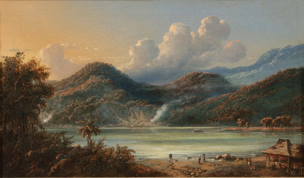 Javanese Landscape: View of Talagabodas