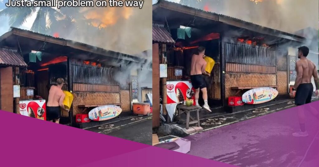 Firefighters During Morning Run in Bali